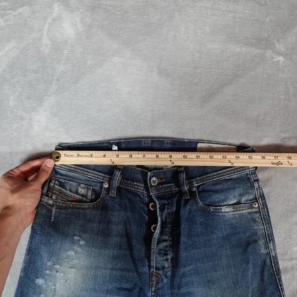 Diesel Men's Skinny Jeans - Blue - Picture 12 of 15